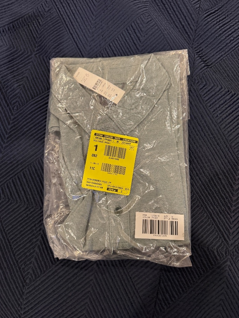 J. Crew Performance Polo Shirt with COOLMAX® technology - NWT - Size M - Green